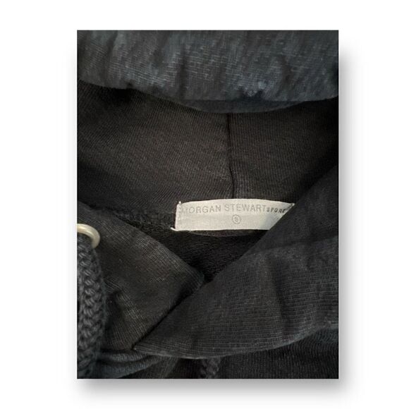 Morgan Stewart Sport Black Hoodie Size Small - Picture 6 of 6